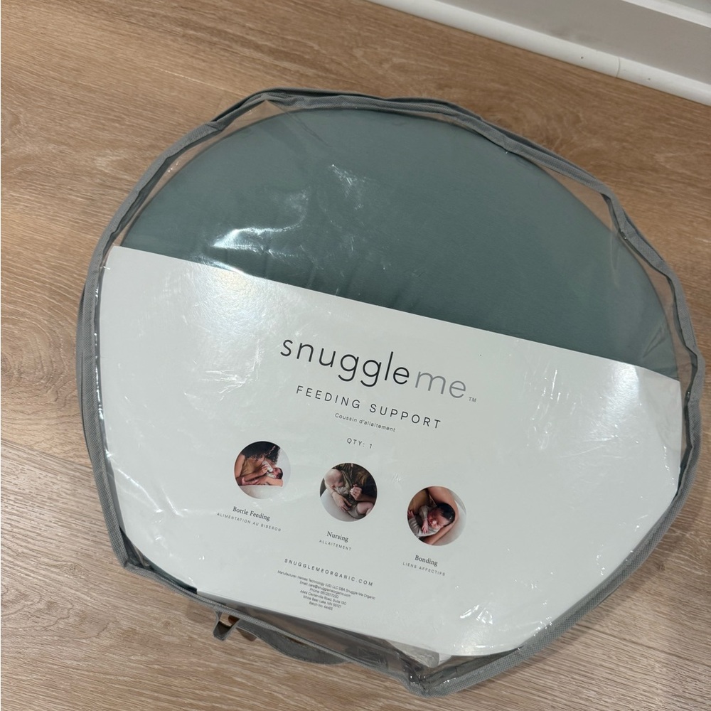 Snuggle Me Feeding Support Pillow v1 in Slate (matching cover included)